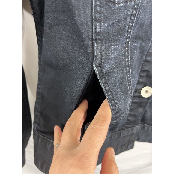 Carreli Jeans Vintage Black Jean Jacket Womens Size M - Picture 4 of 10